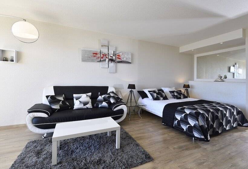Апартаменты Deluxe 1 Спальня, Studio Village Naturiste Hôtel Restaurant Libertin Cap D Agde