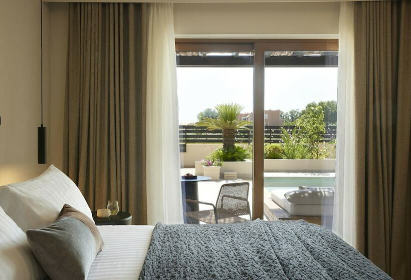 Люкс с Бассейном, Asterion Suites & Spa   Designed For Adults