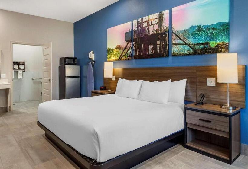 장애인을 위한 킹사이즈 침대 스탠다드 룸, Clarion Pointe Port Arthur Beaumont South