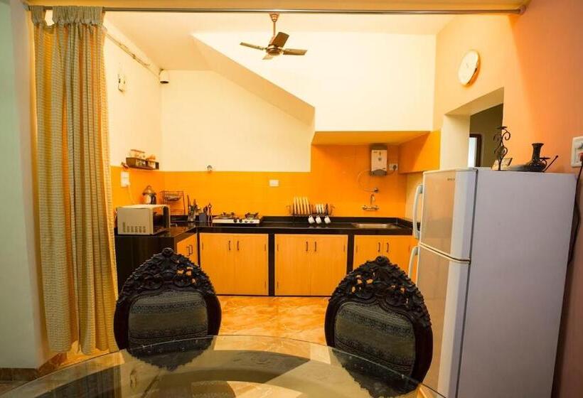 带1个卧室的别墅, Darryl Ribeiro S 2bhk & 3bhk Apartment In A Villa