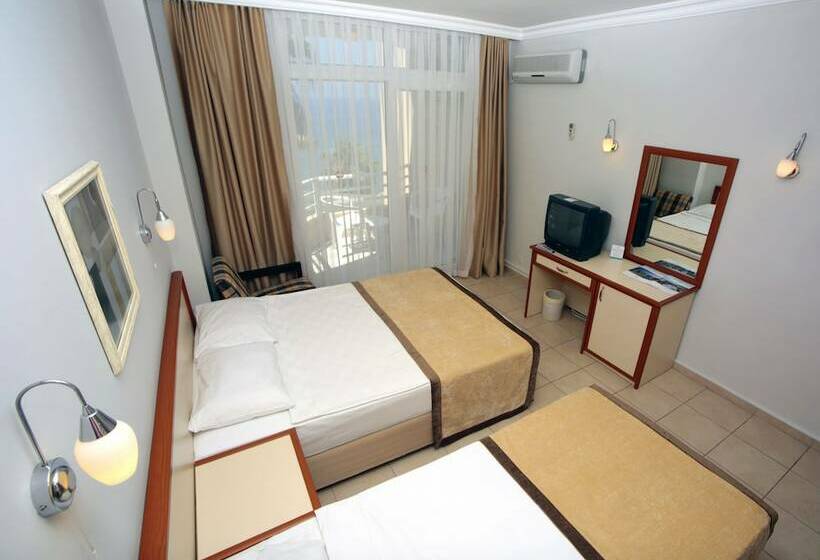 Номер Стандарт Боковой Вид на Море, Incekum Su Hotel   All Inclusive