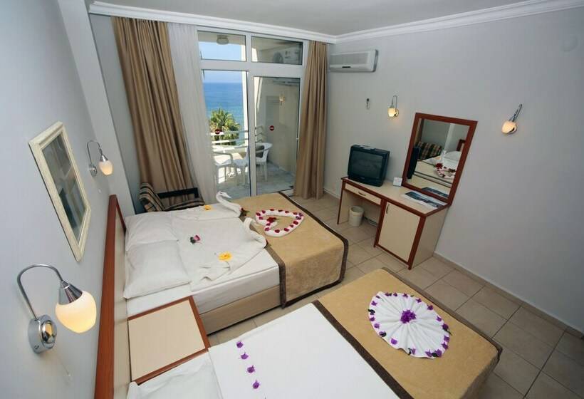 Номер Стандарт Боковой Вид на Море, Incekum Su Hotel   All Inclusive