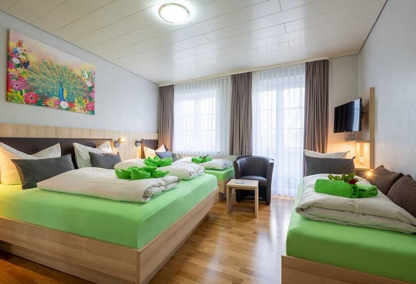 四人标准间, Garni Seerose Lindau Insel Zentrum Bodensee