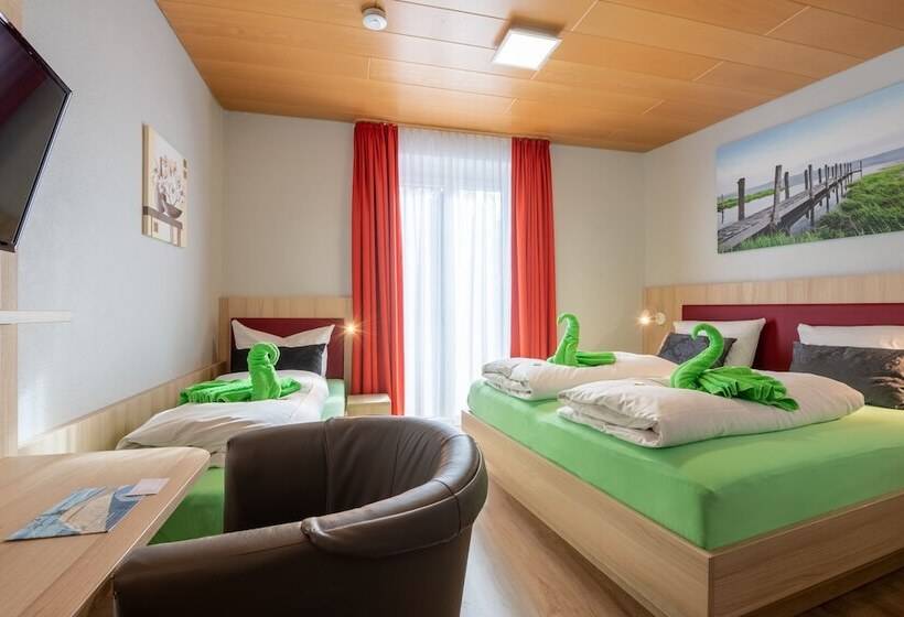 标准三人间, Garni Seerose Lindau Insel Zentrum Bodensee