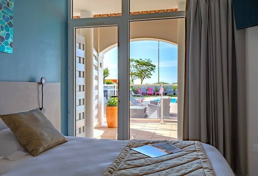 Номер Комфорт, Hôtel Restaurant Le Grand Large   Face à La Plage   Ile De Ré