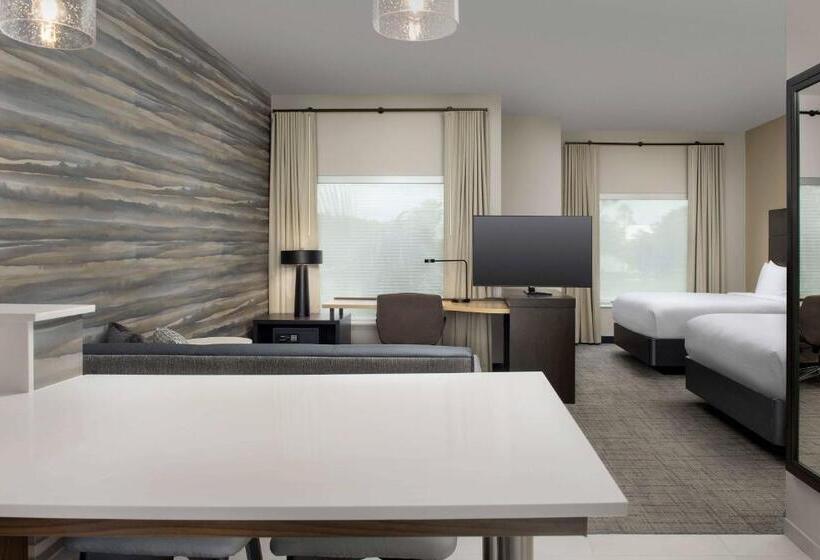 استودیو استاندارد با چشم‌انداز باغ, Residence Inn Doral Mall Area