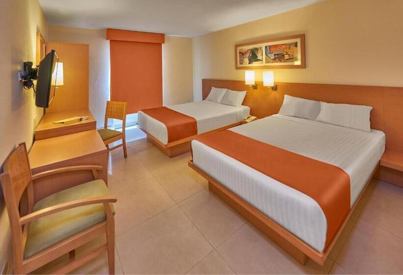 ２ダブルベッドのスタンダードルーム, City Express By Marriott Mazatlan