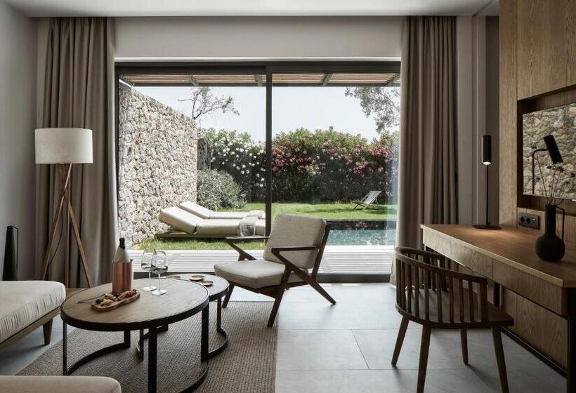 Люкс с Бассейном, The Olivar Suites
