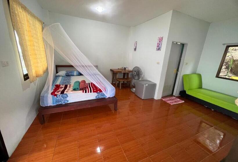 اتاق لوکس با بالکن و چشمانداز دریا, Char Bungalows