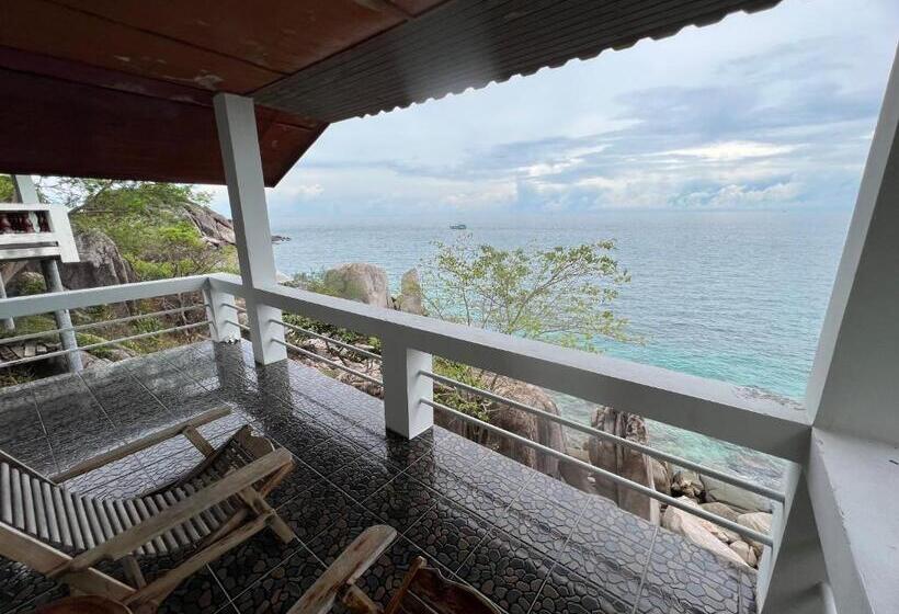 اتاق لوکس با بالکن و چشمانداز دریا, Char Bungalows