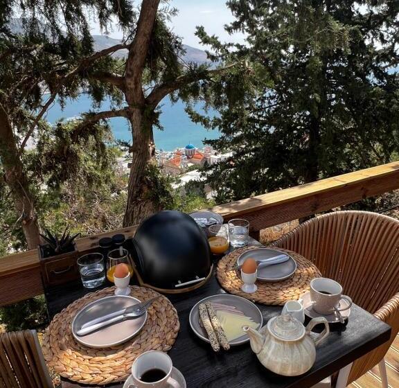 带按摩浴盆的套房, Spongia Apartments Kalymnos