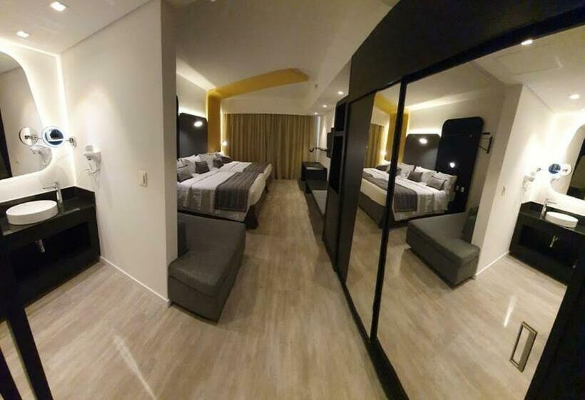 침실 1개 발코니 아파트, Taua Hotel E Convention Alexania