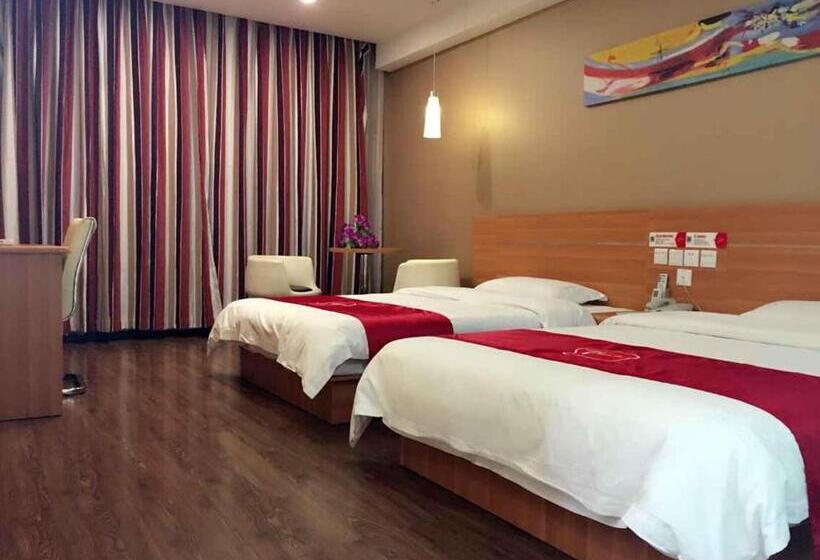 Номер Стандарт, Thank Inn Chain Hotel Jiangxi Ganzhou Ningdu South 3rd Ring Road