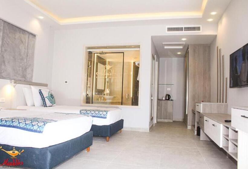 اتاق استاندارد با چشم‌انداز باغ, Aladdin Beach Resort
