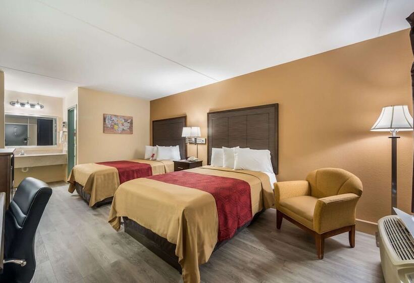 Номер Стандарт 2 Двуспальные Кровати, Econo Lodge