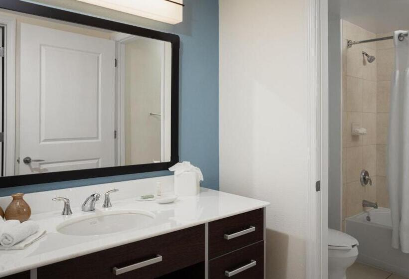 キングサイズベッドのスイートルーム, Residence Inn By Marriott Fort Lauderdale Intracoastal