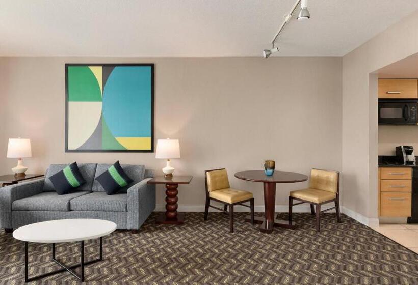 キングサイズベッドのスイートルーム, Residence Inn By Marriott Fort Lauderdale Intracoastal
