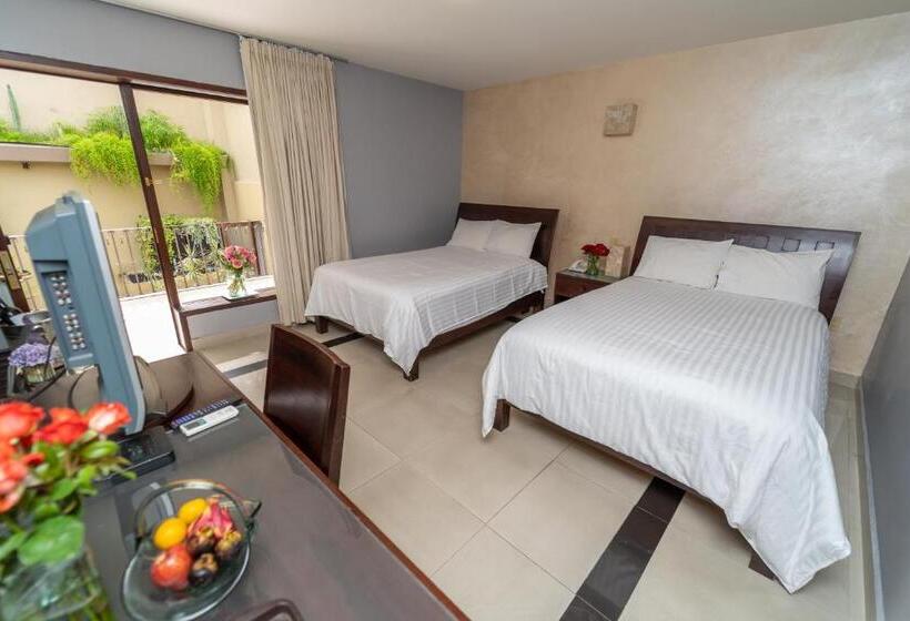 اتاق استاندارد با 2 تخت دوبل, Casa De Las Flores