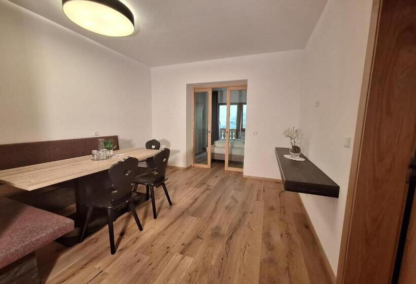 带1个卧室带观景的公寓, Alpenspitz Appartements   Garni   B&b