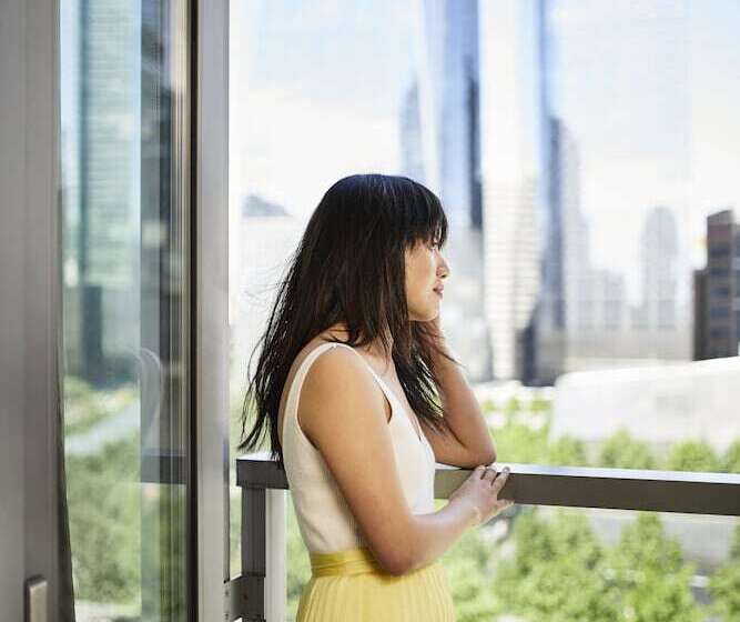 带观景的高级间, Club Quarters Hotel World Trade Center, New York