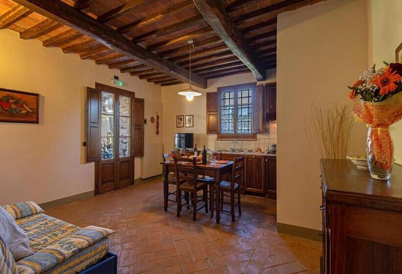 شقة غرفة نوم واحدة بالطابق الأرضى, Agriturismo Casavaiano