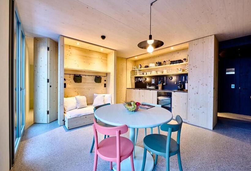 Апартаменты Deluxe 1 Спальня, Apart Hotel Adelboden Am Dorfplatz