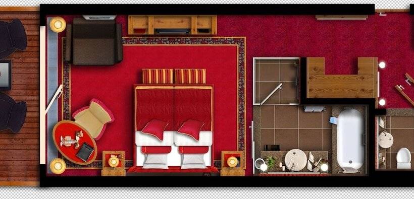 수피리어 룸, Kempinski Hotel Das Tirol