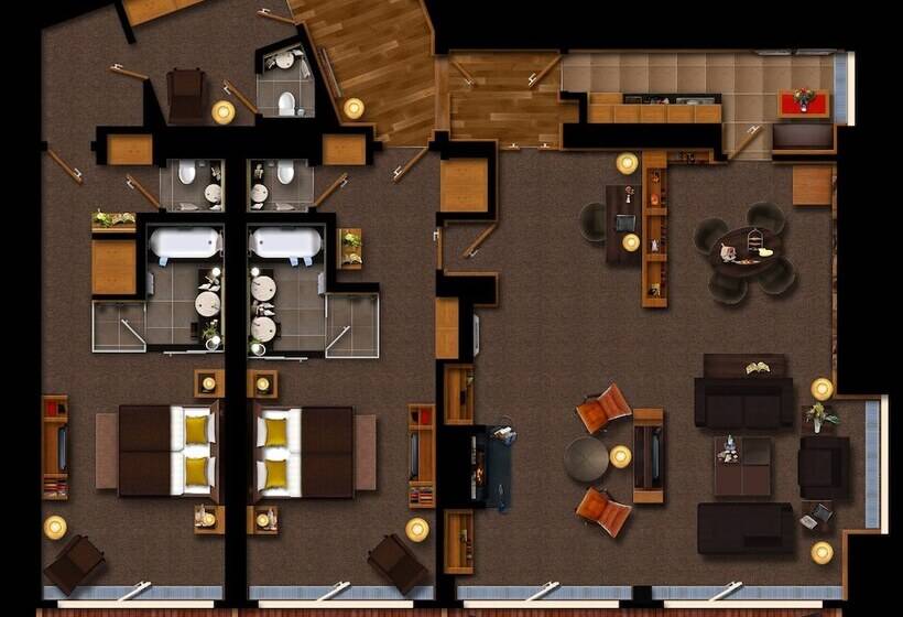 Люкс, Kempinski Hotel Das Tirol