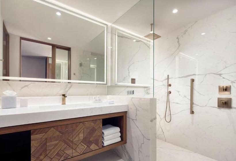 اتاق دلوکس با تخت کینگ و چشم‌انداز شهر, Jw Marriott Hotel Guadalajara