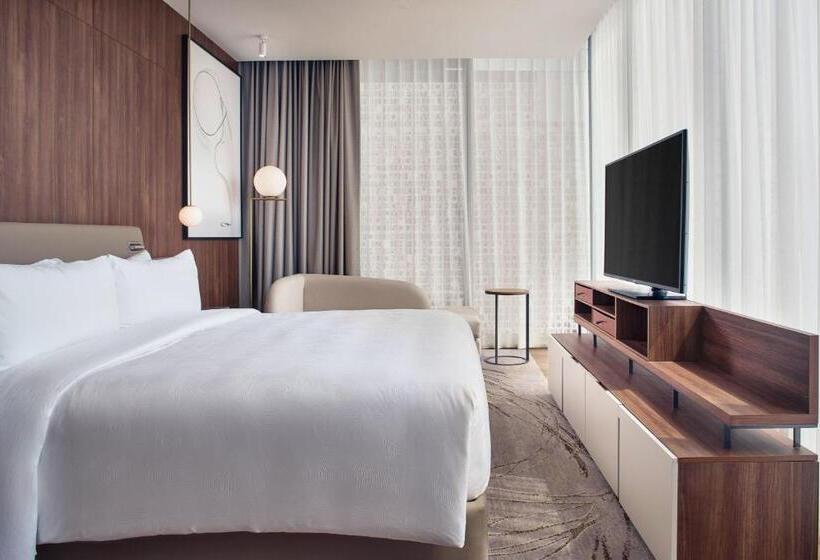 اتاق دلوکس با تخت کینگ و چشم‌انداز شهر, Jw Marriott Hotel Guadalajara