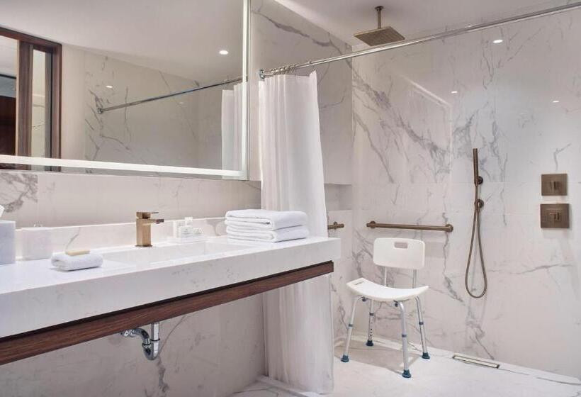 اتاق دلوکس با تخت کینگ و چشم‌انداز شهر, Jw Marriott Hotel Guadalajara