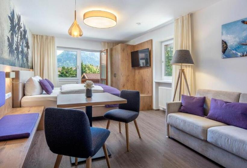شقة غرفة واحدة, Aparthotel Chiemgaufuchs