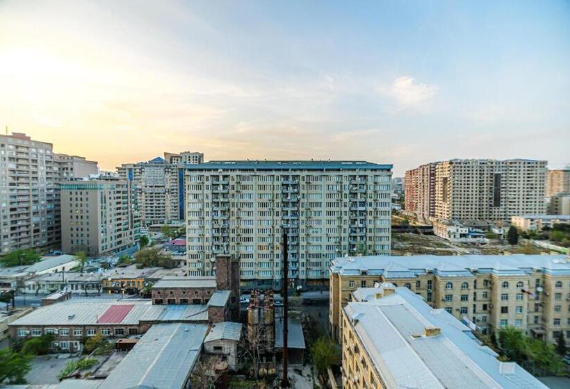 آپارتمان 1 خوابه با چشم‌انداز دریا, Baku Avangard Apartment