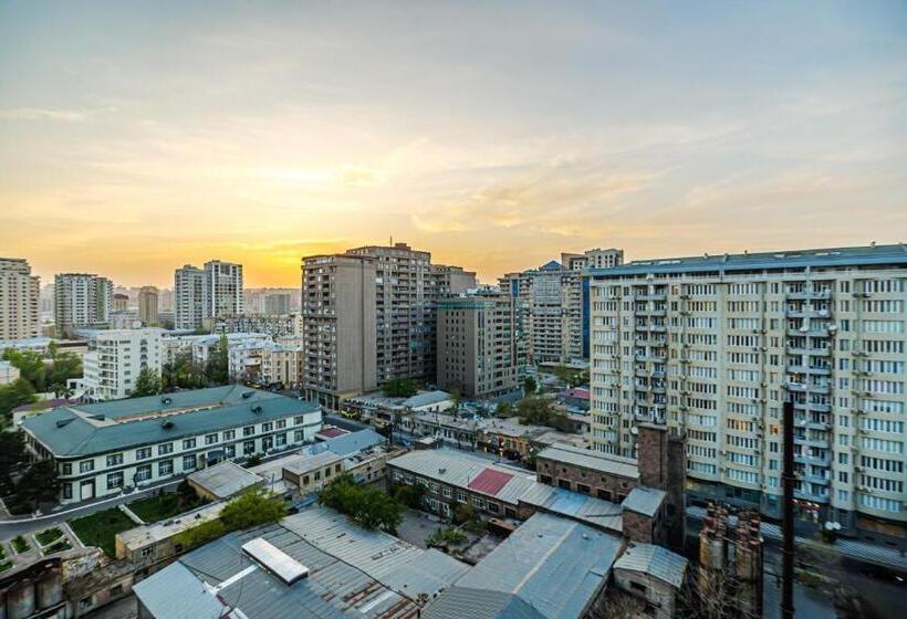 آپارتمان 1 خوابه با چشم‌انداز دریا, Baku Avangard Apartment