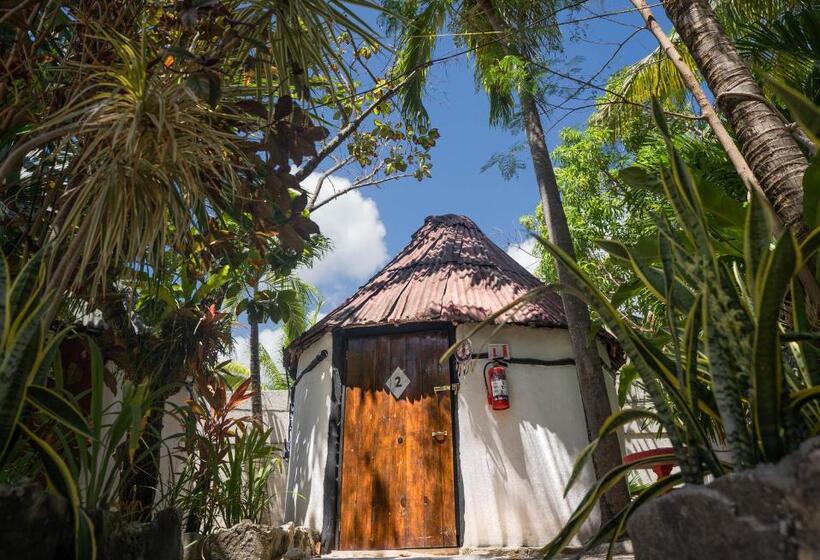 اتاق استاندارد با سرویس بهداشتی مشترک, Hostel Oryx Tulum