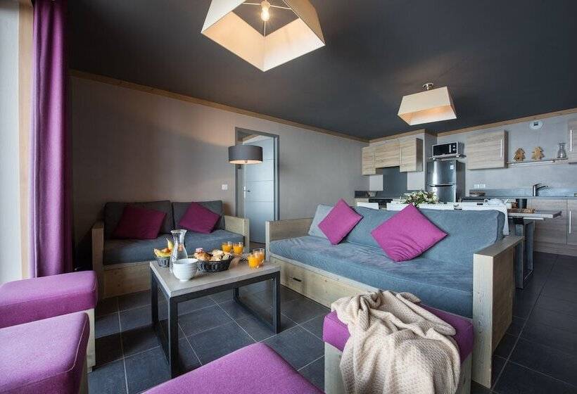Апартаменты 4 Спальни, Cgh Résidences & Spas Les Chalets Du Soleil Contemporain