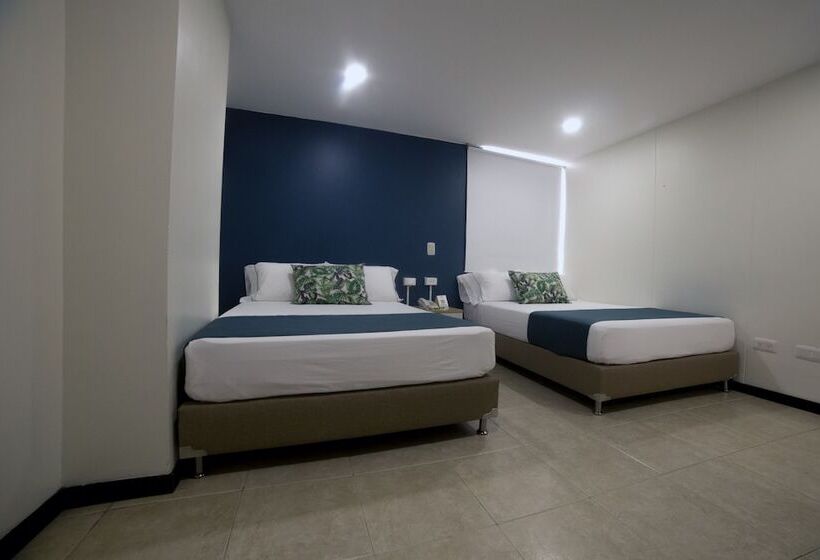 חדר סטנדרט שתי מיטות זוגיות, Greenview Medellin By St Hoteles
