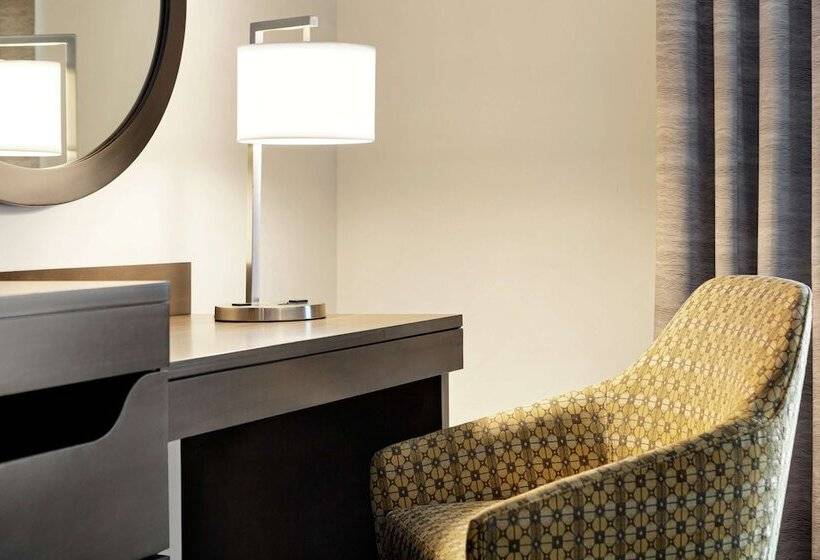 Escritório Estandar Cama Casal, Hampton Inn & Suites Greenville Downtown Riverplace