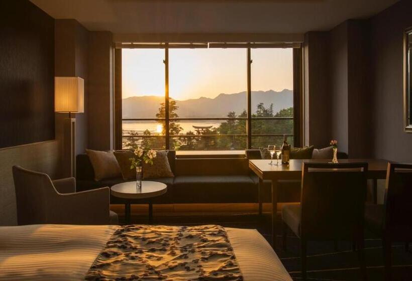 Номер Deluxe Вид на Море, Miyajima Grand Hotel Arimoto