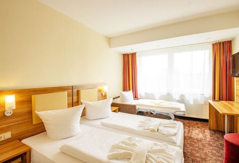 Quarto Triplo Comfort, Ferien Hotel Rennsteigblick