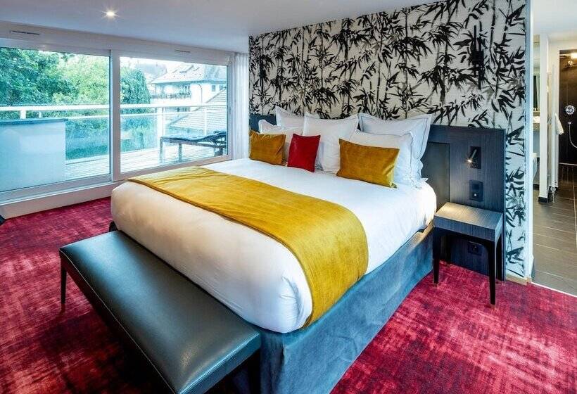 Люкс, Hôtel Garrigae Villa La Florangerie   Spa & Piscine