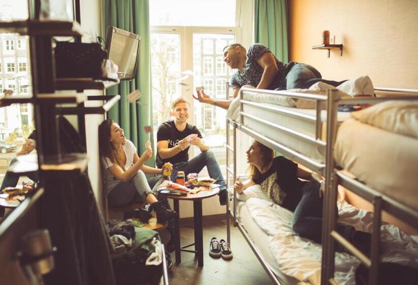 اتاق پایه چهارنفره با سرویس بهداشتی مشترک, Tourist Inn One Amsterdam