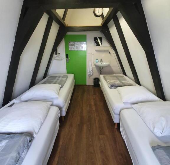 اتاق استاندارد چهارنفره با سرویس بهداشتی مشترک, International Budget Hostel City Center
