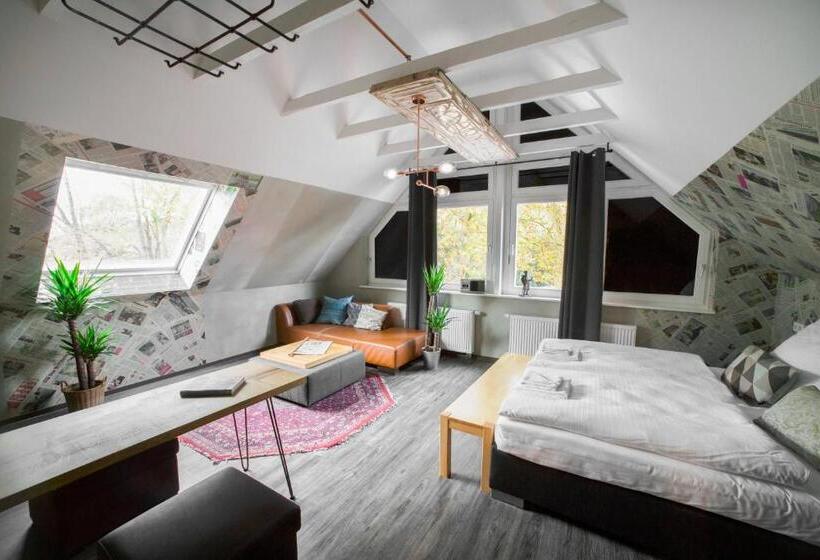 带共用浴室的标准房间, Aappartel Aparthotel Herford