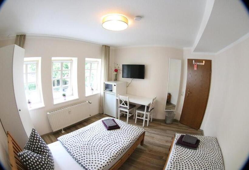 اتاق استاندارد با سرویس بهداشتی مشترک, Altstadt Pension Herborn