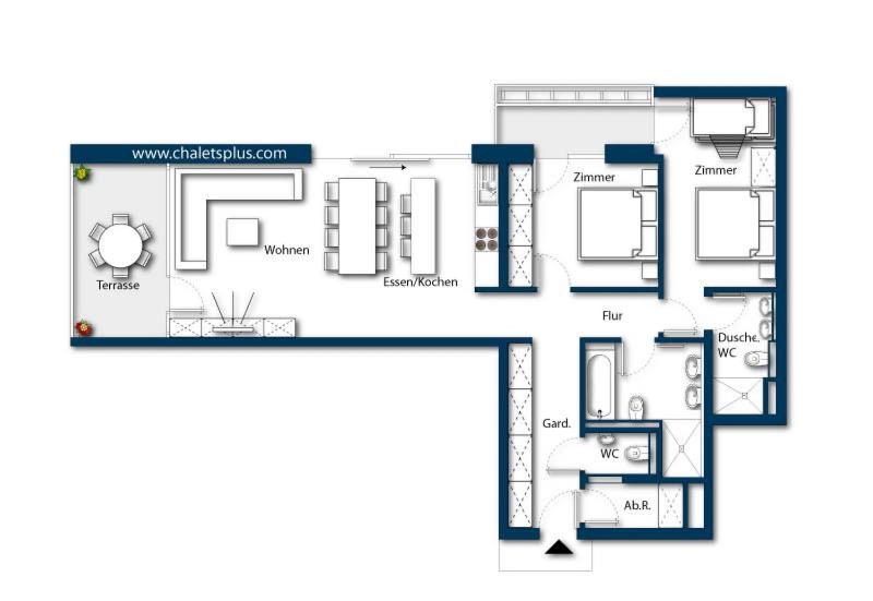 Апартаменты 2 Спальни, Edelweisshaus Königsleiten