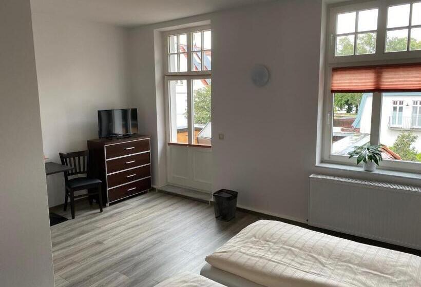 اتاق استاندارد با بالکن و چشم‌انداز دریا, Villa Am Meer   Stralsund