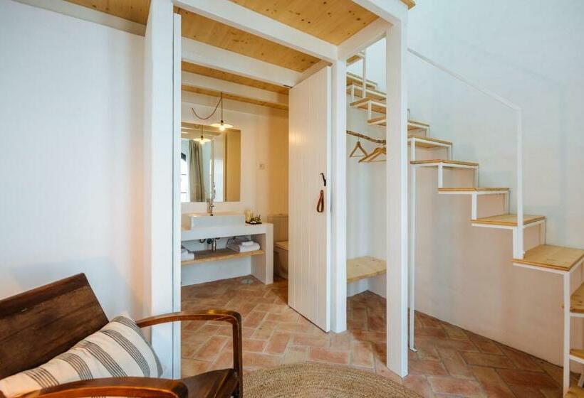 اتاق استاندارد با چشم‌انداز باغ, Aljana Guest House Beja