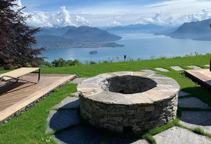 Люкс, Private Luxury Spa & Silence Retreat With Spectacular View Over The Lake Maggiore