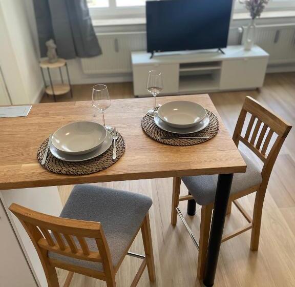 １ベッドルームのデラックスアパートメント, Residenz Am Kurpark   Ferienwohnungen In Zentraler Lage I Privatparkplatz